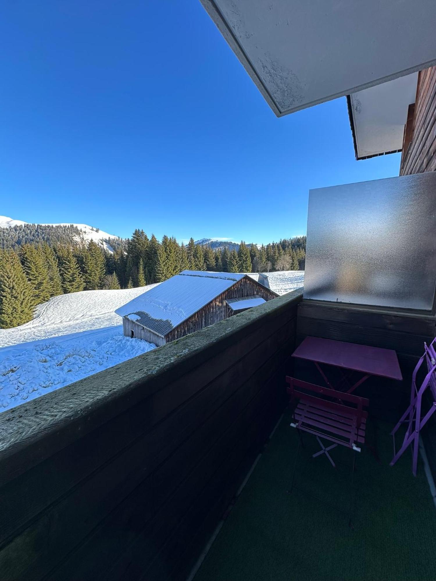Studio Au Coeur Du Praz-De-Lys - Les Pralyssimes Le Praz de Lys Dış mekan fotoğraf